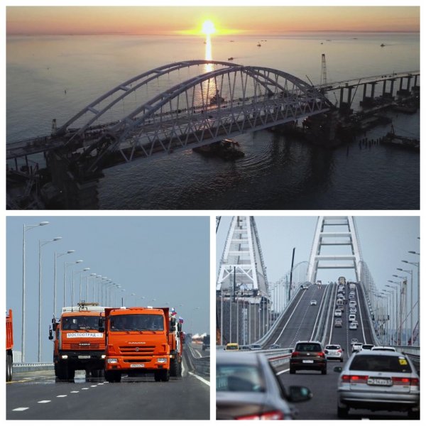 На Крымском мосту вчера был установлен новый рекорд интенсивности движения