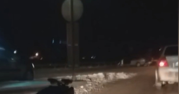 На тюменской объездной столкнулись три автомобиля: один человек пострадал