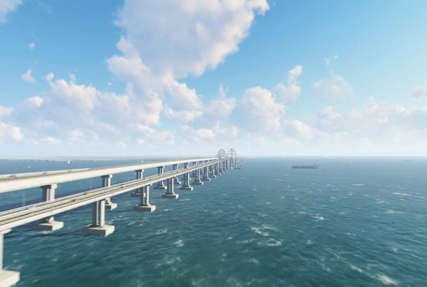 Крымский мост способствует очищению Азовского моря