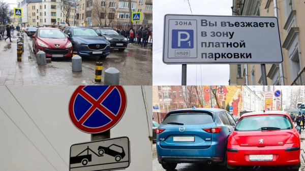 Знаки «наизнанку»: Как жители Москвы «обманывают» платные парковки показали в сети