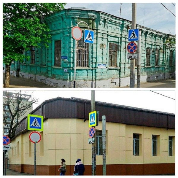 Реставраторы испортили памятник архитектуры 19 века в Краснодаре и вызвали гнев горожан