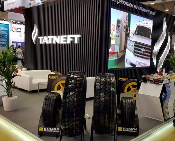 Легковые и грузовые ЦМК шины производства KAMA TYRES на выставке «Нефтегаз-2019» получили высокие оценки