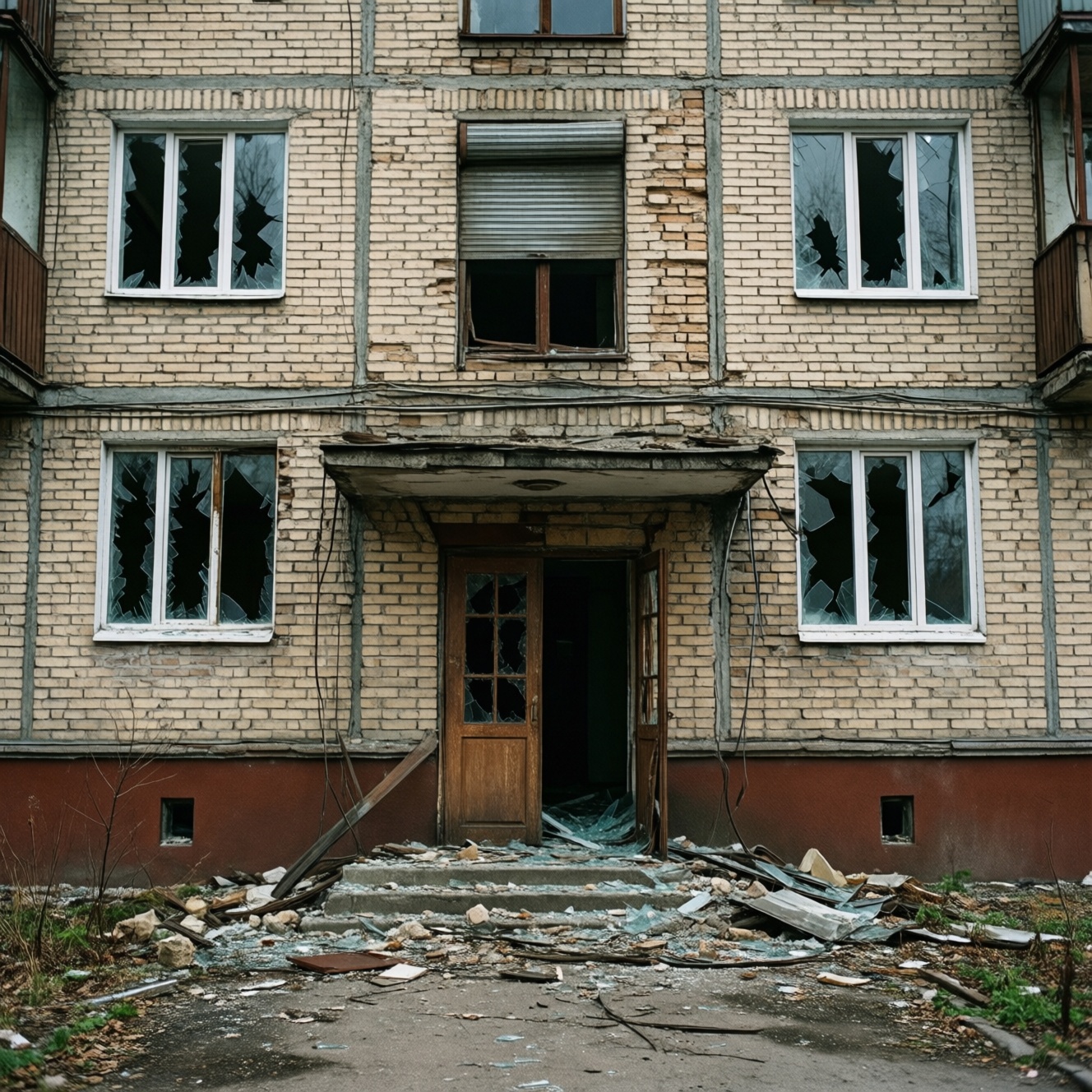 В Кандыагаше повредили дом для нуждающихся в жилье
